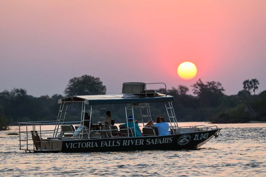 From Livingstone: Victoria Falls River Safari - Around the islands, where the wildlife action happens