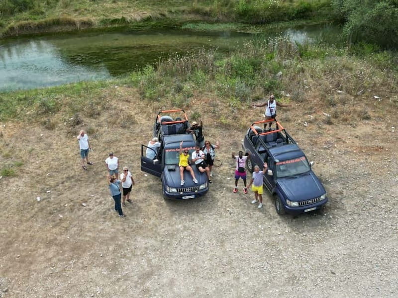 From Sarandë: Off-Road 4x4 Safari Tour with Lunch - Two hours at Borsh Beach, with lunch included