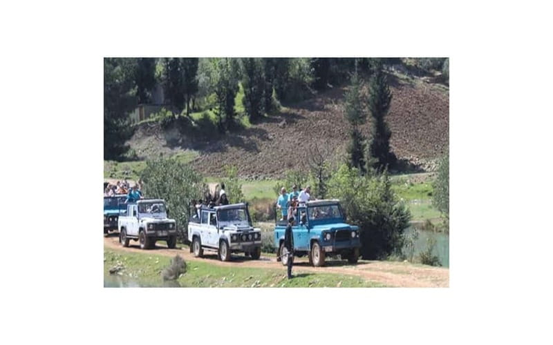 From Side Jeep Safari Off-Road and Boat Tour with Lunch - Leaving Side in an open jeep
