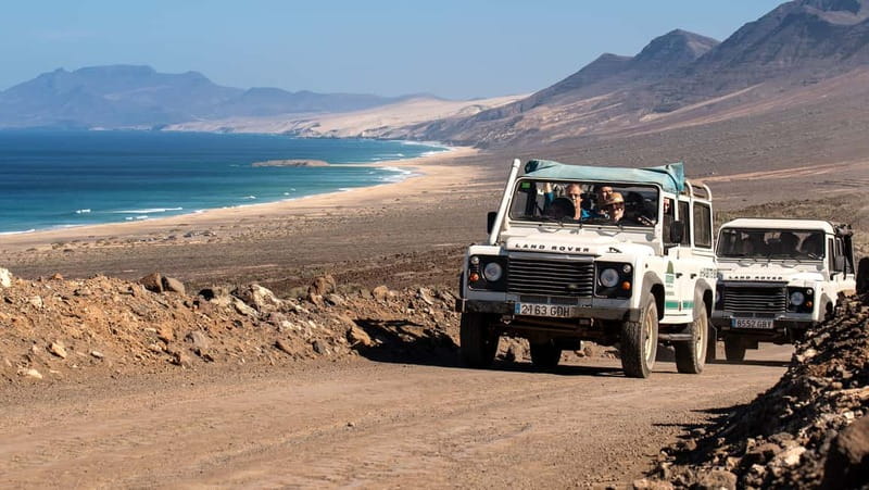 Fuerteventura: Cofete Beach Jeep Safari - The Land Rover ride: fun, dusty, and not gentle