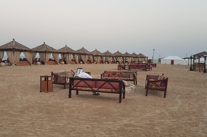 Full Day Desert Safari with Buffet Dinner,Sand Boarding & Camel Ride - Khor Al Udaid and the inland sea