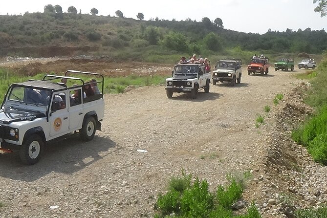 Full-Day Fun Jeep Safari:Through Waterfalls Villages Green Canyon - Manavgat Dam and the Green Lake boat trip