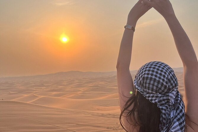 Fullday City Tour and Desert Safari with Camel Ride and SandBoard - Mesaieed combines a camel ride and local tea