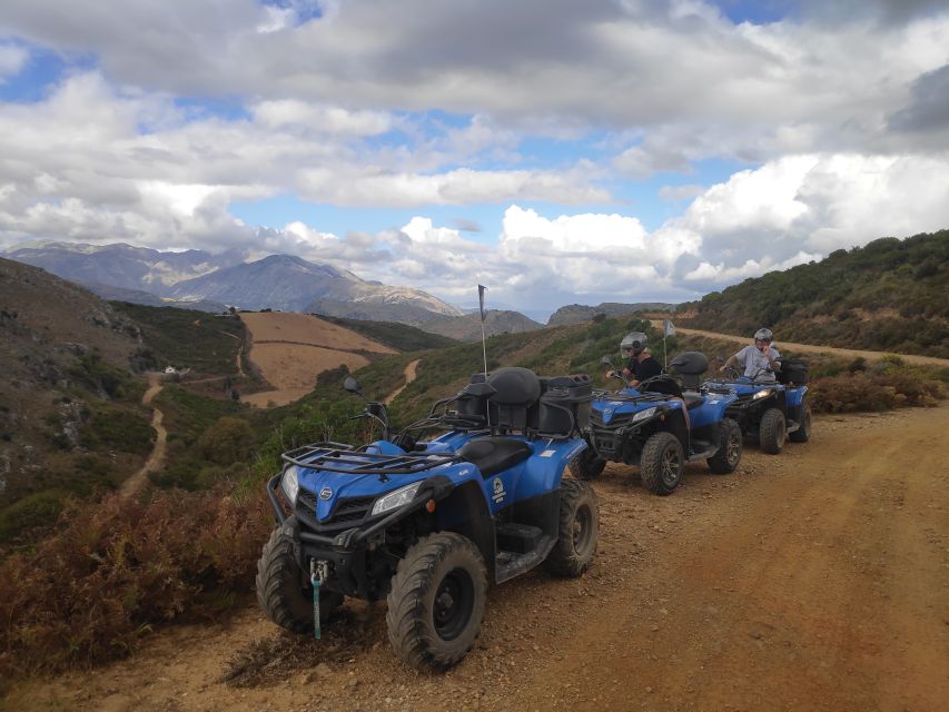 Georgioupolis Quad ATV Safari - Comparing an old olive mill with a modern factory