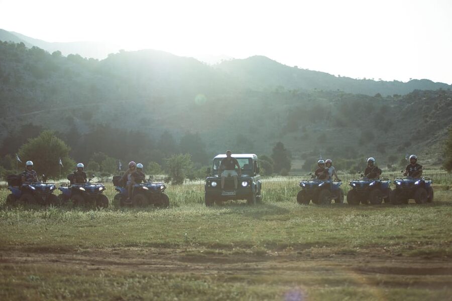 Georgioupolis Quad ATV Safari - Two people per quad and the driver question