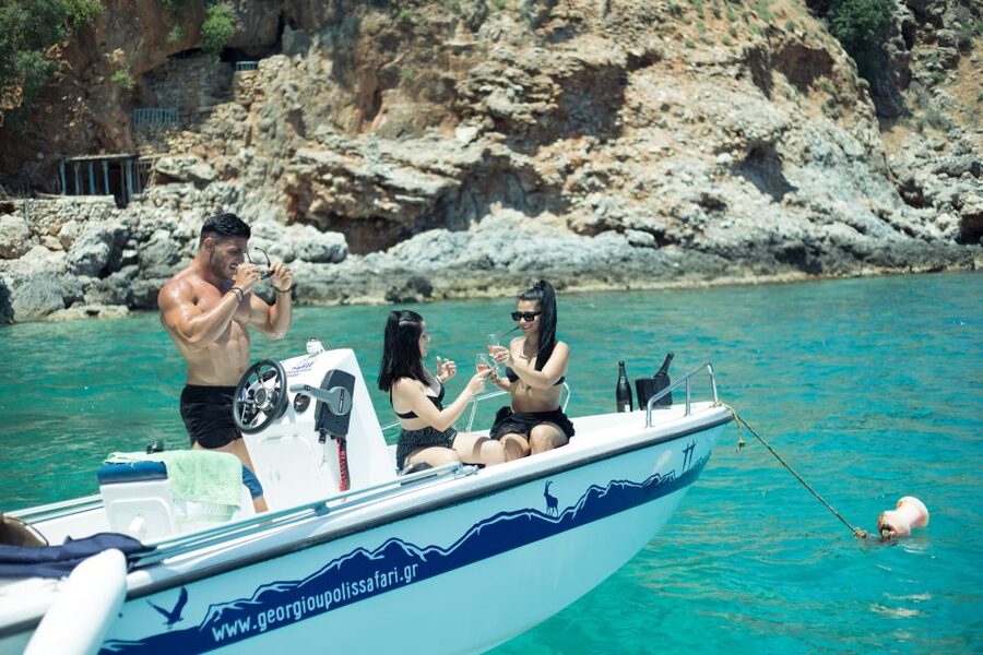 Georgioupolis: Rent a Boat Safari Sea Tour - How much value do you get for $176?