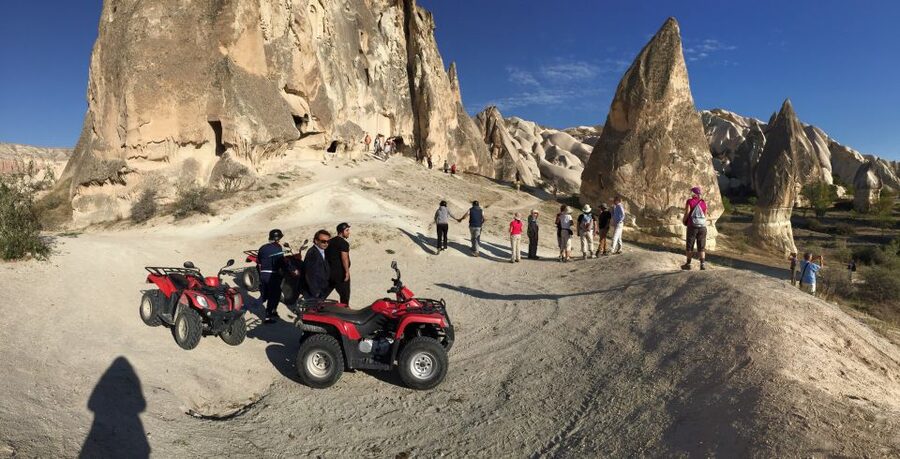 Göreme: Quad Safari through the Sword, Love & Rose Valleys - One hour or two hours?