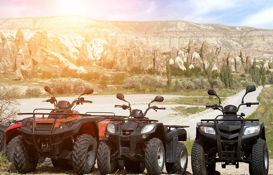 Göreme: Quad Safari through the Sword, Love & Rose Valleys - Rose Valley adds color and open views