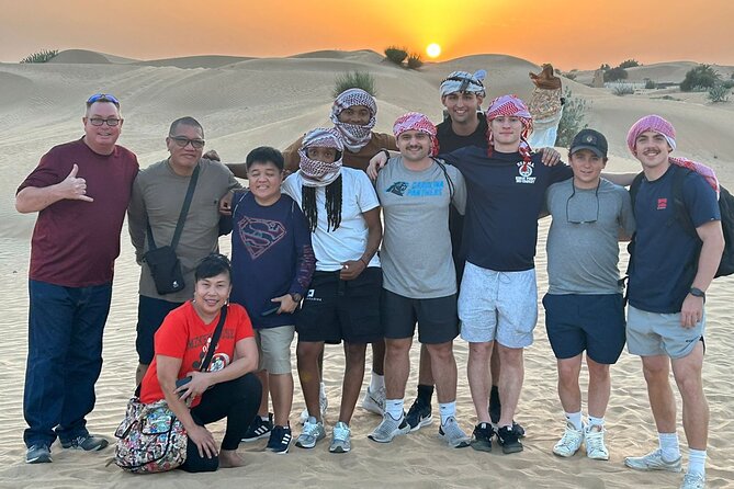 Guided Desert Safari with Dinner and Quad Biking in Dubai - Al Awir’s Bedouin-style camp after dark