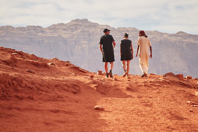 Half-Day Jeep Safari "Wadi Rum Highlights!" w/ Professional Bedouin Guide - Tea, camel riding, and the optional extras
