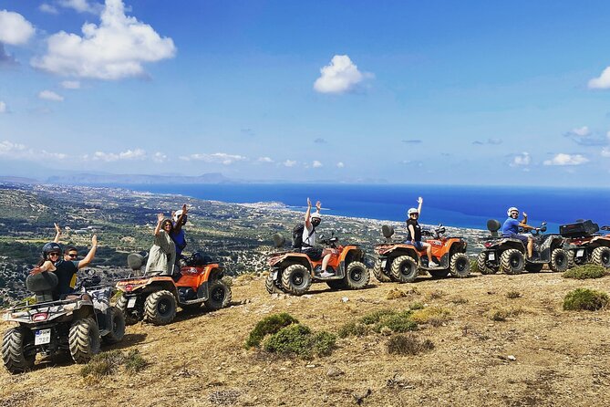 Half-Day Rethymno Quad Safari - Riding toward Potami Dam