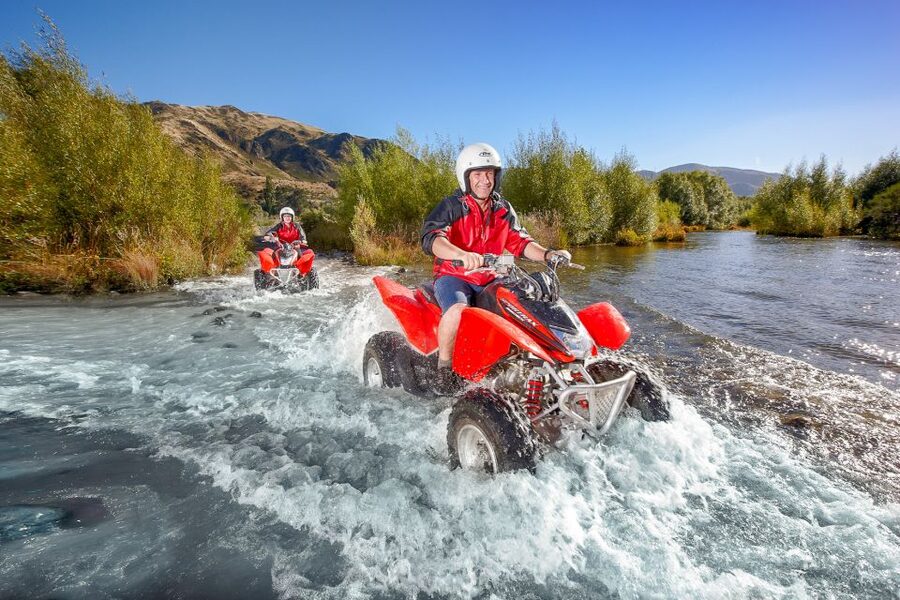 Hanmer Springs 2-Hour Quad Bike Safari - Mountain views from a low seat