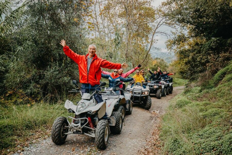 Hersonissos: ATV Quad Bike Safari in the Mountains of Crete - Olive groves, gardens, and the road to Potamies