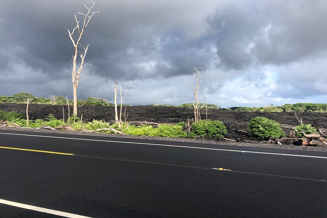 Hilo Shore Excursion: Volcano Safari Lava Caves & Black Sand - Pohoiki, black sand, and a route in transition