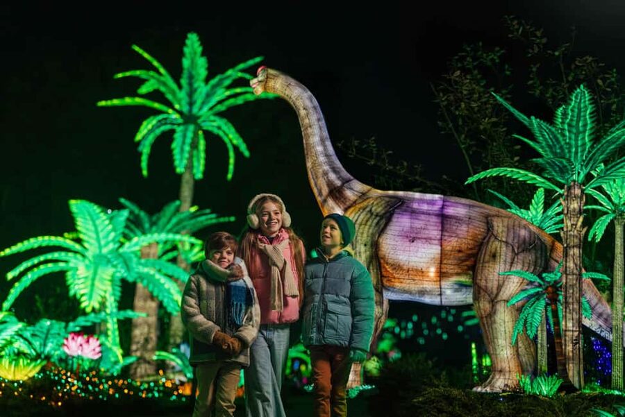 Hilvarenbeek: Light Safari at Beekse Bergen - Earth’s beginnings and the dinosaur age