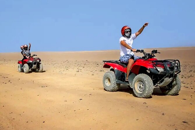 Hurghada Desert Safari Experience, ATV Quad, Camel Ride & Dinner - Camel riding with a short taste of desert travel