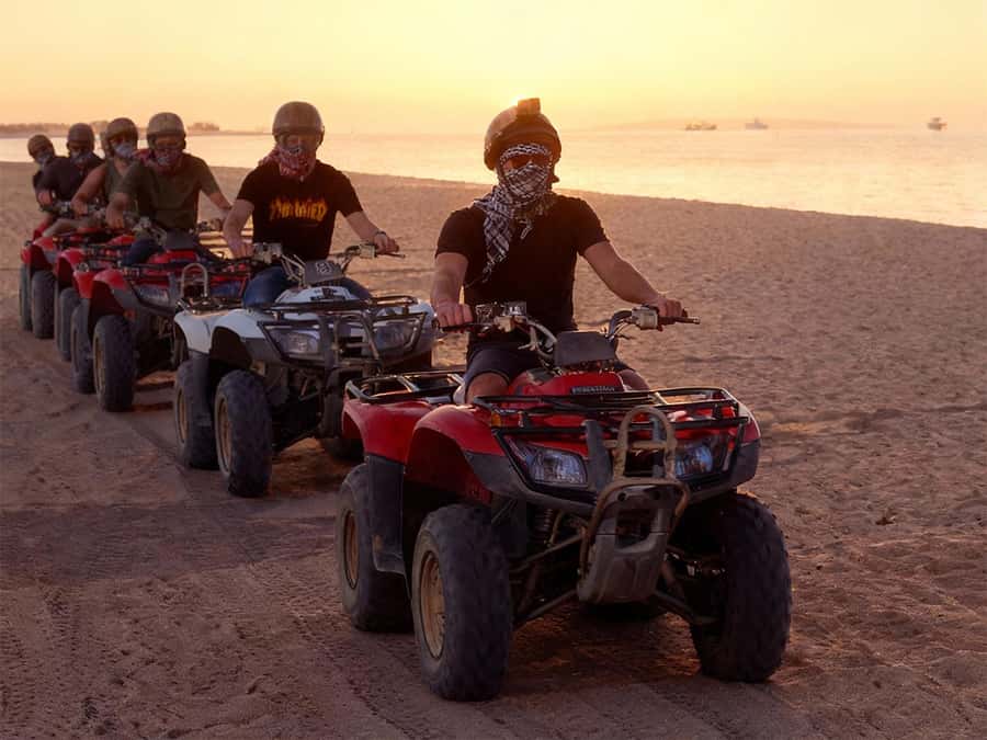 Hurghada: Quad Bike, Sea, Camel, Safari, Stargazing & Dinner - Bedouin Camp, Dinner, and the Evening Show