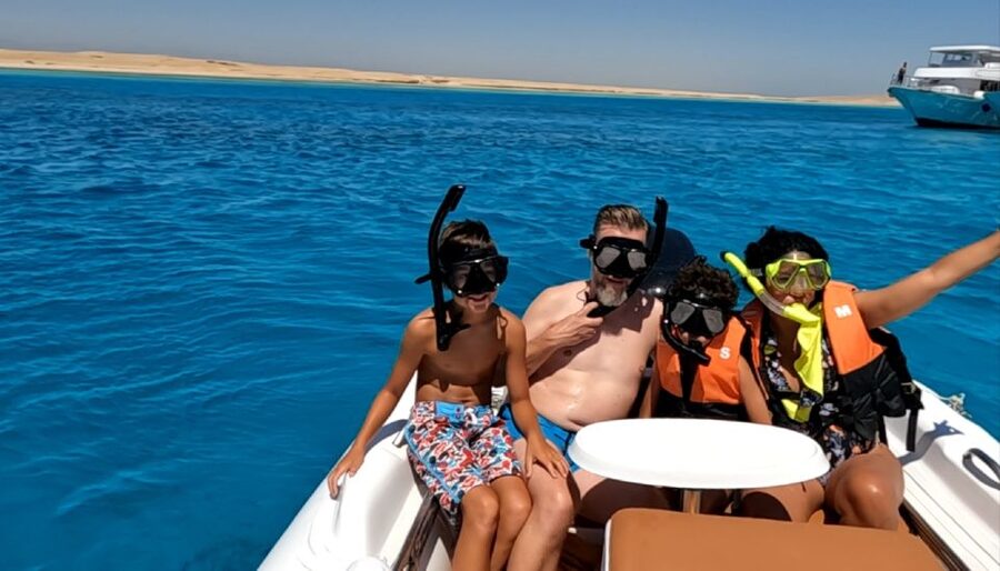 Hurghada: Safari ATV Quad & Speedboat to Orange bay island - Orange Bay and Giftun Island National Park