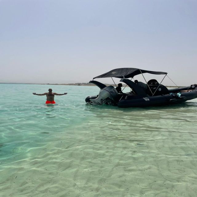 Hurghada: Safari ATV Quad & Speedboat to Orange bay island - Two short snorkeling stops on the Red Sea