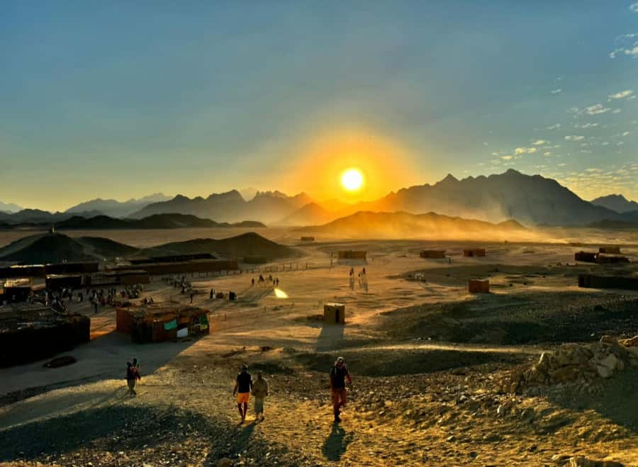 Hurghada: Safari Jeep & Camel Ride with BBQ Dinner & Show - At the Bedouin village