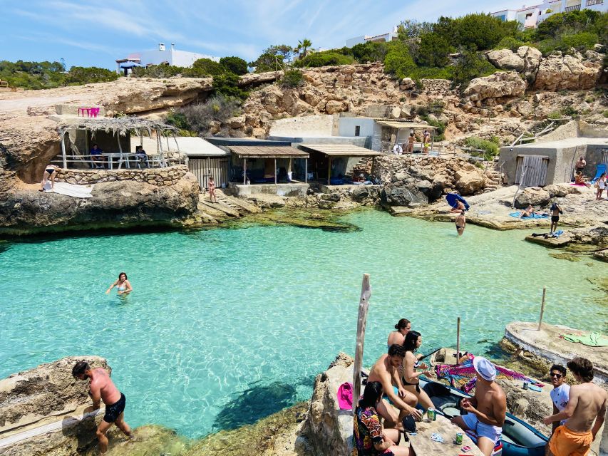 Ibiza Safari Private – Hidden Beaches, Caves & Snorkeling - Es Calonet: the main water stop