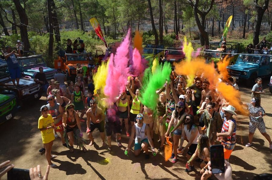 Icmeler Jeep Safari, Lunch, Water Fight, Colour & Foam Party - A cold waterfall beside a local village