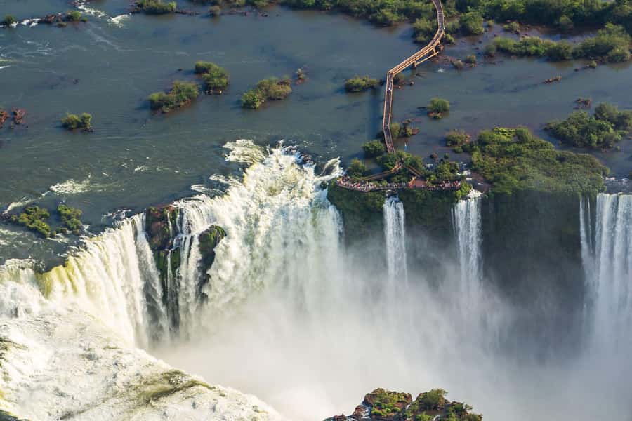 Iguassu Falls: Guided Tour & Macuco Safari on Pontoon Boats - Floriano Falls and the panoramic elevator