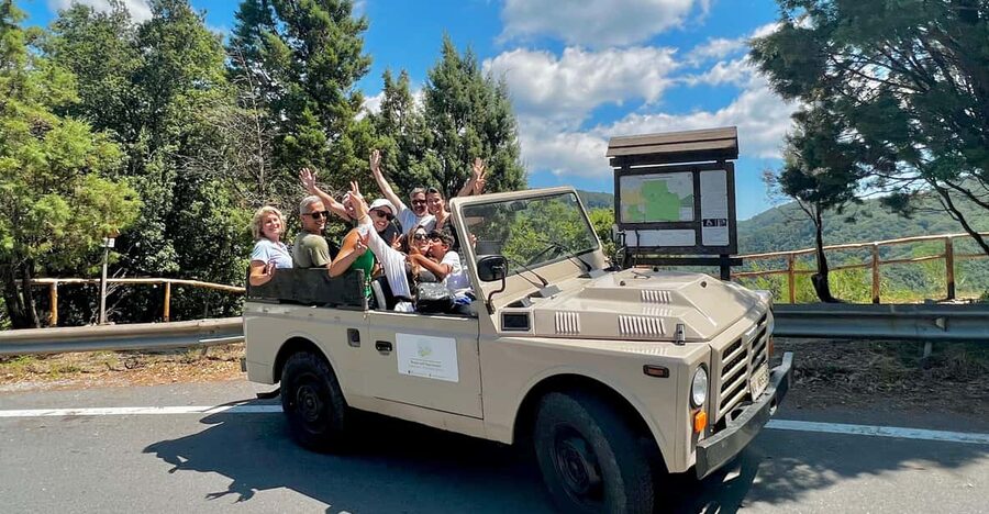 Jeep safari in the Aspromonte National Park - Zomaro: a short stop with room for photographs