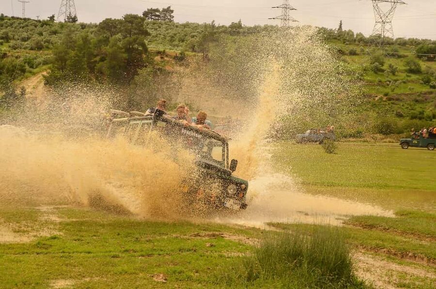 Jeep Safari-Lunch-Boat-Canyon-Waterfall-Foam,Water Party - Manavgat Waterfall and the final stop