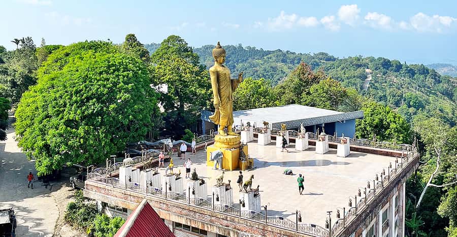 Jeep Tour Koh Samui Jungle Safari Full Day Adventure - Wat Khunaram and the seated mummified monk