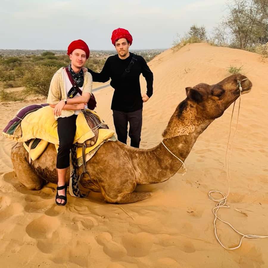 Jodhpur Camel Safari & Overnight Stay In Desert With Sumer - A real village night, not a resort camp