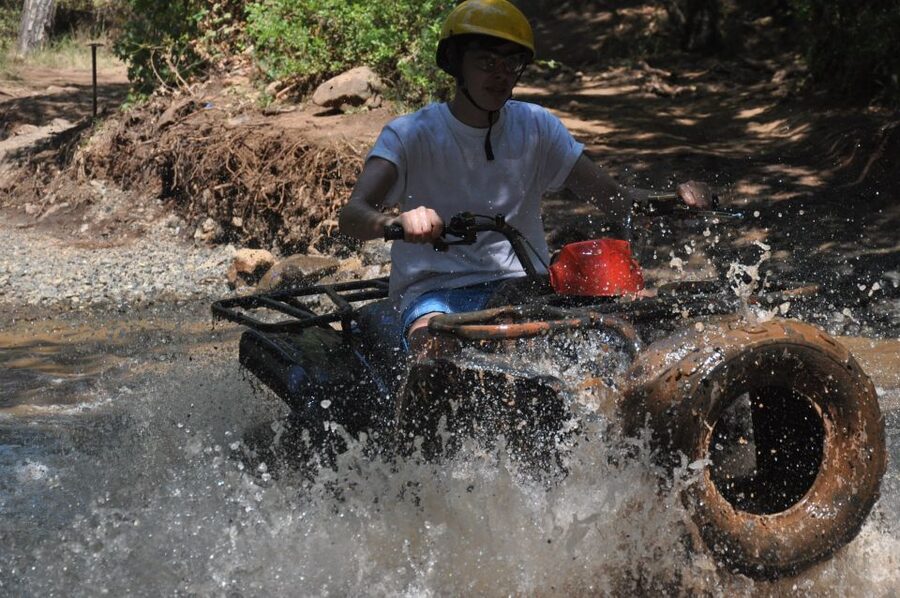Kemer: Forest, Mud, and Streams Quad Safari Tour with Pickup - How much riding will you really get?