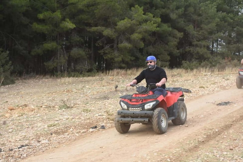 Kemer Quad Safari: Thrilling Off-Road Adventure - Forest tracks, streams, and rocky ground