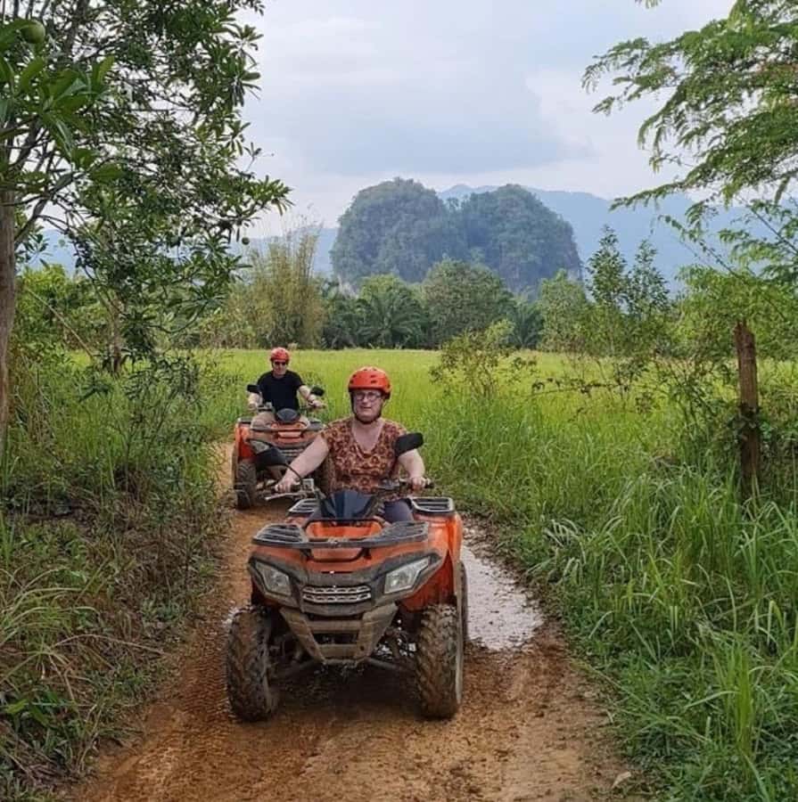 KhaoSok: Green Trails ATV Safari in Khao Sok - River crossings and muddy lanes