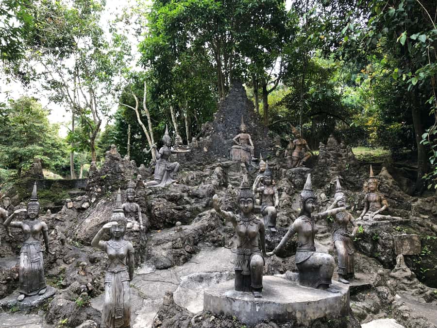 Koh Samui: 4x4 Off Road Island Safari Tour Including Lunch - Guan Yu Shrine and the story behind the rocks