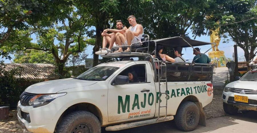 Koh Samui: 4x4 Sightseeing Safari & Elephant Sanctuary Tour - The island’s rocks and its mummified monk
