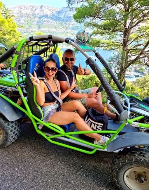 Korcula: Buggy Safari with Local Food and Wine Tasting - Driving through Korcula’s olive groves and vineyards