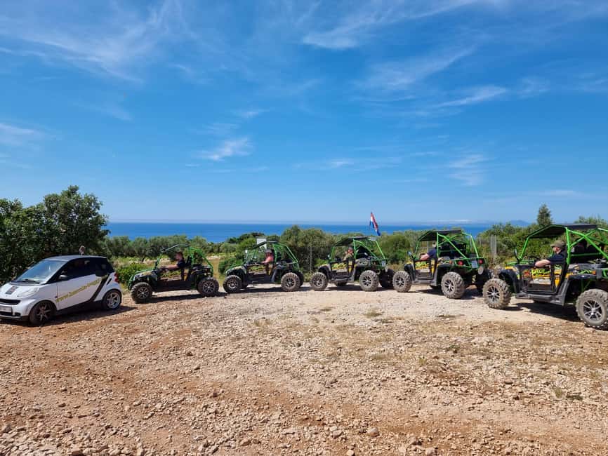 Korcula: Buggy Safari with Local Food and Wine Tasting - Ana’s homemade spread at the family home