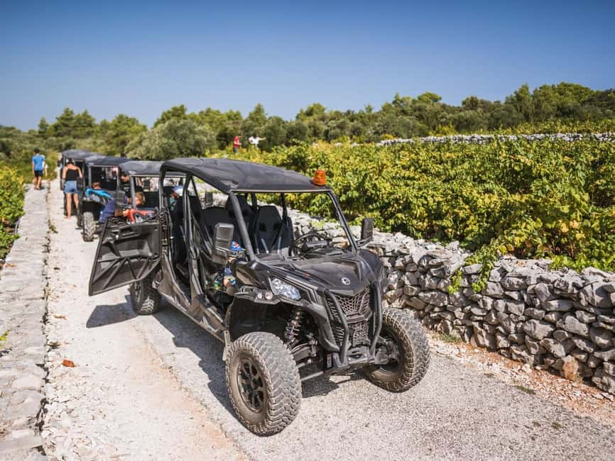 Korcula Buggy Safari With Wine Tasting - Lumbarda and sandy Vela Przina