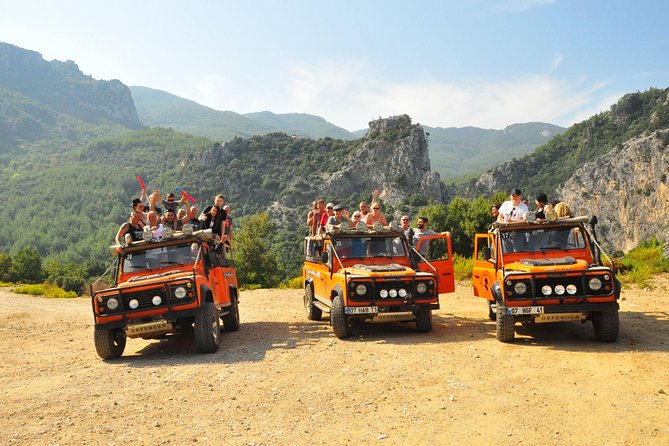 Kusadasi Jeep Safari Adventure w/LUNCH from Kusadasi Hotels&PORT - Leaving Kusadasi by open jeep