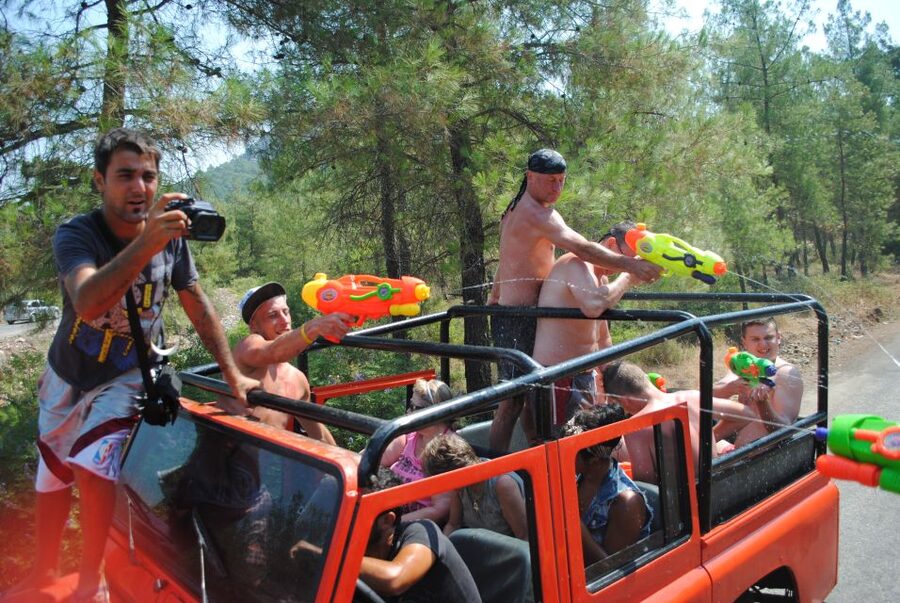 Kusadasi Jeep Safari w/ Lunch and Water Fight - Zeus Cave and the old stories of the mountain