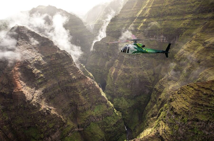 Lihue: Deluxe Waterfall Safari Helicopter Tour - Waimea Canyon and Kauai’s red interior