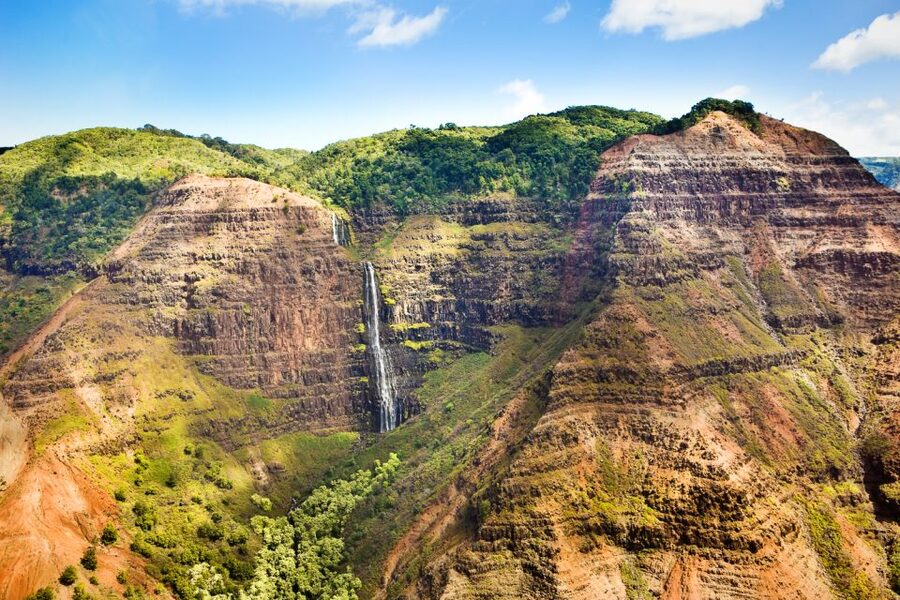 Lihue: Deluxe Waterfall Safari Helicopter Tour - Taking off with Safari Helicopters