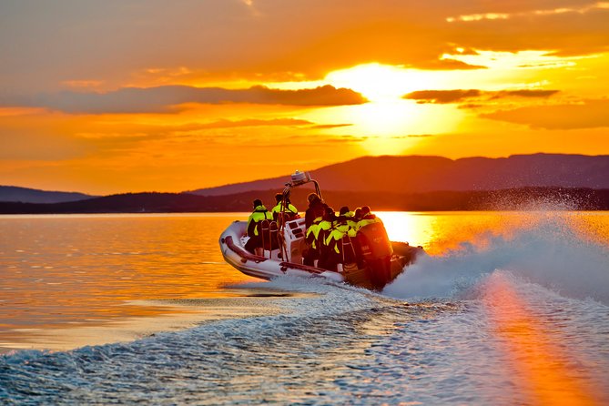 Lysefjord RIB Safari from Stavanger - The splash at Hengjanefossen waterfall