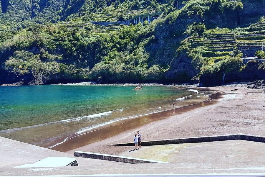 Madeira: West Side Jeep Tour with Natural Pools - Seixal’s black beach and the waterfall stops