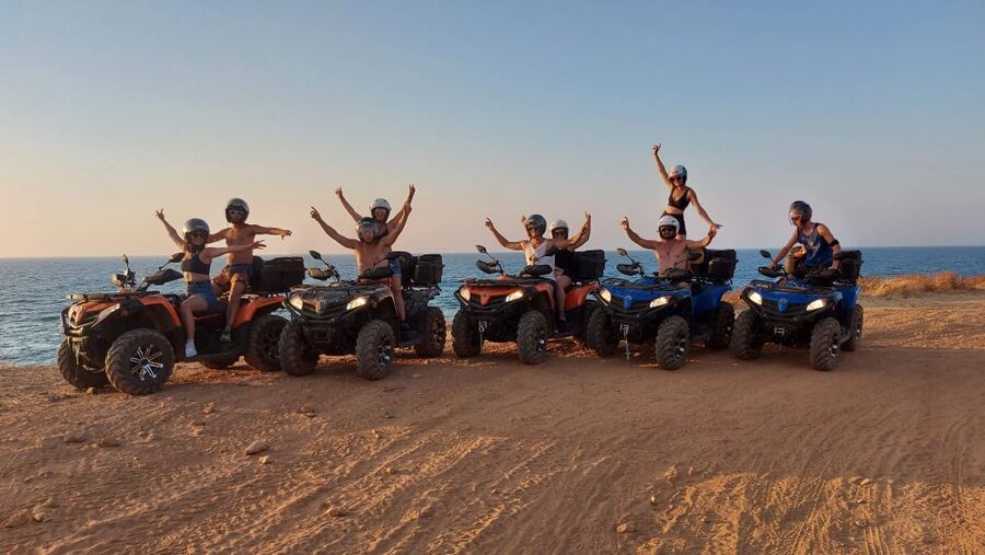 Malia: Off-Road Quad Safari Evening Tour / optional transfer - Olive groves, vineyards, and the olive oil factory