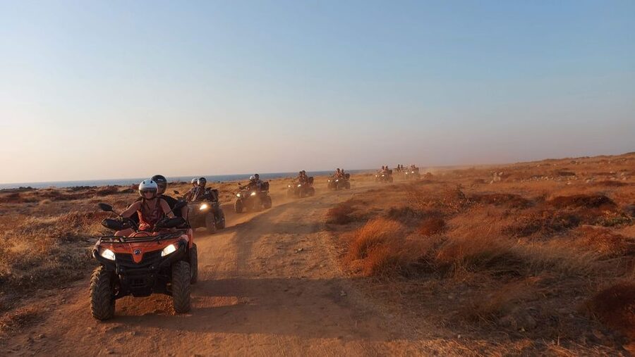 Malia: Off-Road Quad Safari Evening Tour / optional transfer - The final off-road run and return to Malia
