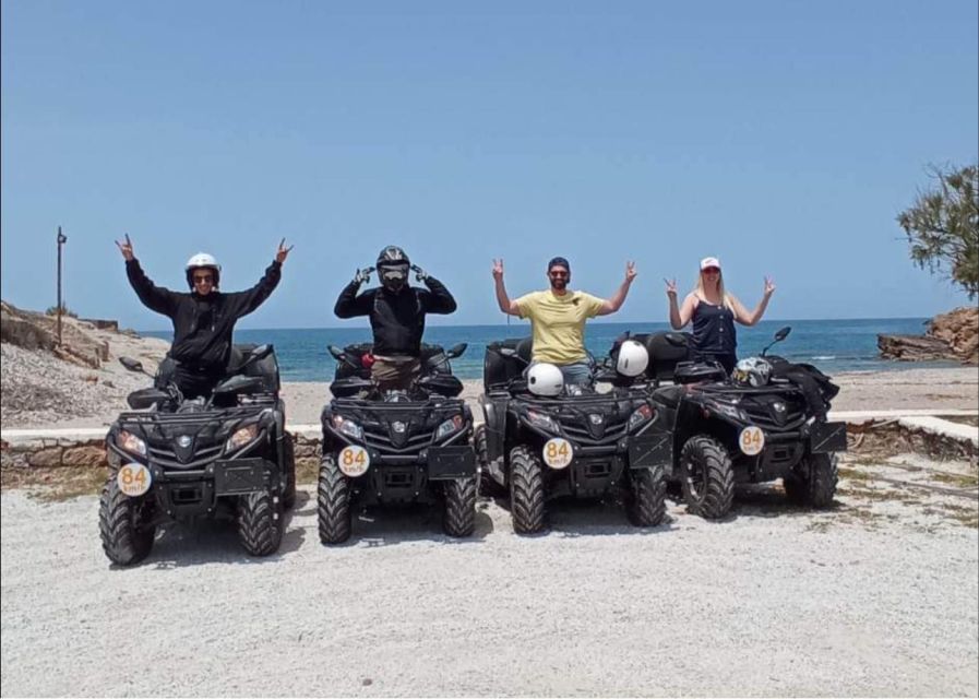 Malia: Off-Road Quad Safari Tour with Lunch and Transfers - The final sandy coastal ride