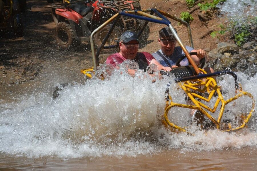 Marmaris: Buggy Safari with Water Fight & Transfer - Water, mud, foam and the big finish