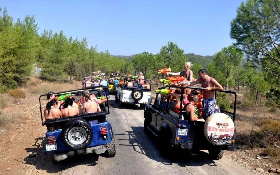 Marmaris: Jeep Safari Adventure Trip With Lunch - The waterfall stop and cold swimming water